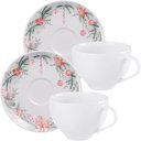 Ver imagem 1 de Kit Jogo Xicaras 10 Pessoas 10 Pçs Natal Noel Natalino 250ml