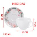 Ver imagem 5 de Kit Jogo Xicaras 10 Pessoas 10 Pçs Natal Noel Natalino 250ml