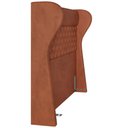 Ver imagem 4 de Cabeceira Cama Box King 195 Cm P05 Madrid Couríssimo Camel - Lyam Decor