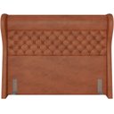 Ver imagem 3 de Cabeceira Cama Box King 195 Cm P05 Madrid Couríssimo Camel - Lyam Decor