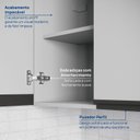 Ver imagem 6 de Armário Aéreo Planejado 2 Portas 70cm Nara CabeCasa MadeiraOriginals Cinza