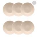 Ver imagem 2 de Conjunto de 6 Pratos Fundos 22,5cm Unni Merengue