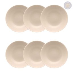 Conjunto de 6 Pratos Fundos 22,5cm Unni Merengue - 2