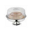 Ver imagem 3 de Prato para Pudim Inox com Pedestal e Cúpula 26,5cm