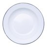 Prato Esmaltado Branco 22cm - Ewel - 1