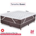 Ver imagem 2 de Pillow Top Queen Espuma D33 Hipoalergênico 158x198x5cm Bf Colchões
