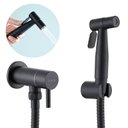 Ver imagem 1 de Ducha Higiênica Inox Preto com Registro NOX15B Doan