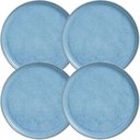 Ver imagem 1 de Jogo 4 Pratos Rasos Linhas Breeze 27,5cm Cerâmica Azul Porto Brasil Mesa Posta Jantar