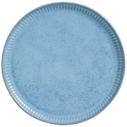 Jogo 4 Pratos Rasos Linhas Breeze 27,5cm Cerâmica Azul Porto Brasil Mesa Posta Jantar - 2