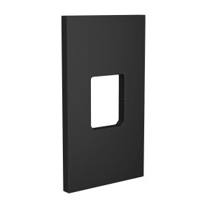 Acabamento de Tomada para Toalheiro Térmico Black Matte 2044.bl.tp.mt Preto Deca