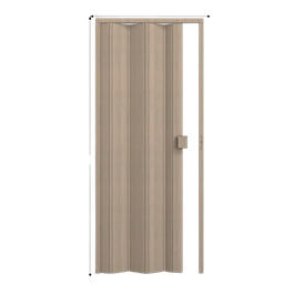 Porta Sanfonada Std Bege Marmorizado 072x210:Bege - 1