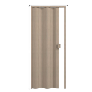 Porta Sanfonada Std Bege Marmorizado 072x210:Bege