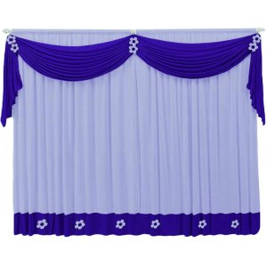 Cortina Margarida Infantil Quarto De Menina 2 X 1 70:uvaelilas