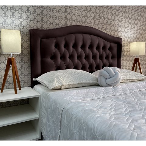 Cabeceira Solteiro 90 Cama Box Sophia Provençal Marrom Corano Painel Rbl