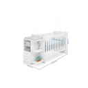 Ver imagem 3 de Berço Doce Sonho Cômoda C/ Cantoneira e Nicho Branco para Quarto Infantil - Q Movi