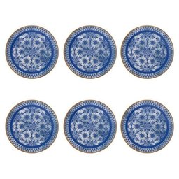 Pratos De Sobremesa Jeans Avulso Oxford - 2