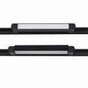 Ver imagem 4 de Luminária Led Difusa Preta P/trilho 20w 3000k Bivolt 34cm Delis