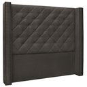 Ver imagem 1 de Cabeceira Estofada Cama Box Casal Queen Size Alteza 160cm Suede Cinza - Desk Design