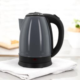 Chaleira Elétrica 1,8l em Inox Cinza 127v 1000w Rápida Fervura - 3
