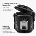 Ver imagem 3 de Panela de Arroz Mondial Fast Rice 5 Premium Preto 400w 127v - Npe-08-5x