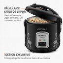 Ver imagem 4 de Panela de Arroz Mondial Fast Rice 5 Premium Preto 400w 127v - Npe-08-5x