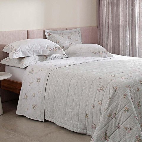 Colcha Casal 180 Fios Giardino - Buddemeyer Estampada