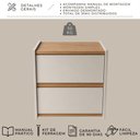 Ver mais imagens de Mesa de Cabeceira 2 Gavetas Duo 475 MDP Byhouse