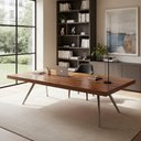 Ver mais imagens de Tampo de Mesa Madeira Setup Escritório 160x90cm:tampo de Teca