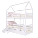 Ver imagem 6 de Treliche Casinha Solteiro Slim Escada/escorregador Branco