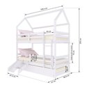 Ver imagem 5 de Treliche Casinha Solteiro Slim Escada/escorregador Branco