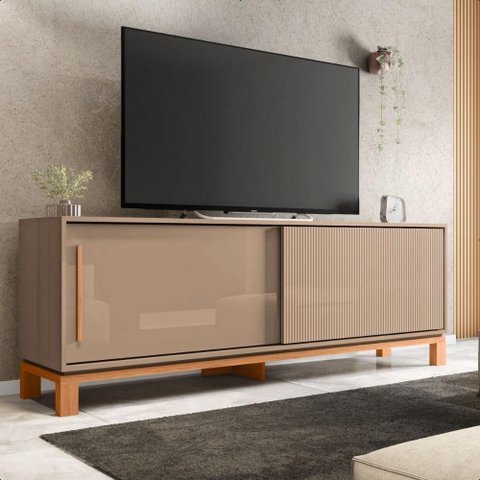 Bancada Rack para Tv até 65 Polegadas Jace Marrom Caemmun