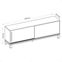 Ver imagem 5 de Bancada Rack para Tv até 65 Polegadas Jace Marrom Caemmun