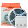 Fita Led 2835 126 Leds/m Inteligente 24v 10w/m Branco Quente 3000k 1620lm/m 10m Ip22 Marca Luck Foyu - 1