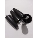 Ver imagem 5 de Kit 12 Pés para Cama Box ou Baú Juvene Preto 12cm com Regulagem + 2 Chapinhas de Unir Box