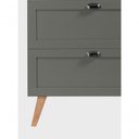 Ver imagem 7 de Gabinete para Banheiro com Cuba 80cm Retro Mdf Verde Milano - On Móveis