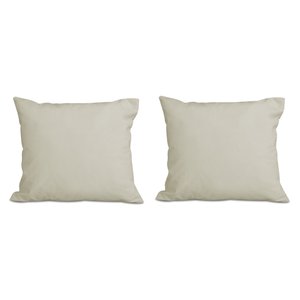 Kit 2 Almofadas Decorativa Quadrado 45x45 Cm Cm Sala Quarto Sofá Suede Off White Eli Móveis e Decora