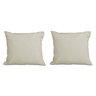 Kit 2 Almofadas Decorativa Quadrado 45x45 Cm Cm Sala Quarto Sofá Suede Off White Eli Móveis e Decora - 1