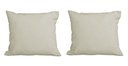 Ver imagem 1 de Kit 2 Almofadas Decorativa Quadrado 45x45 Cm Cm Sala Quarto Sofá Suede Off White Eli Móveis e Decora