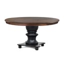 Ver imagem 1 de Mesa Redonda Madeira Base Preta Filomena Tampo Cor Canela 160cm - Iaza Móveis