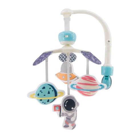 Mobile Musical Dican 2556 para Carrinho e Berço Tema Espacial
