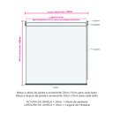 Ver imagem 4 de Persiana Rolo Screen 3% Cinza - 2,45m x 2,20m