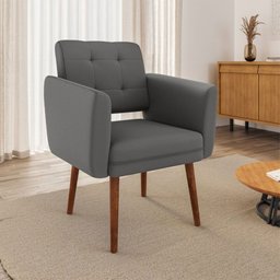 Poltrona Decorativa Stella em Veludo Just Time - 2
