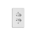 Ver imagem 1 de Kit 20 tomada Elétrica Distanciada Dupla com Placa - Ilumi