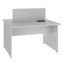 Ver imagem 3 de Mesa dupla com divisória WebOffice Cinza