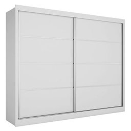 Guarda-roupa de Solteiro 2 Portas Verona Plus-made Marcs - Branco Acetinado - 2