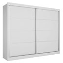 Ver imagem 2 de Guarda Roupa Casal 2 Portas de Correr 4 Gavetas Verona Plus - Mademarcs