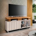 Ver imagem 2 de Bancada Liza 1.3m para Sala de Estar/ Escritório Off White/ Cinamomo