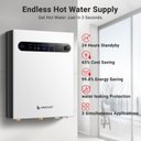 Ver imagem 2 de Aquecedor de Água Elétrico Instantâneo Amzchef 18kw 240v (branco)