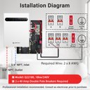 Ver imagem 6 de Aquecedor de Água Elétrico Instantâneo Amzchef 18kw 240v (branco)