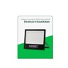 Refletor Holofote Slim Prova D'água 200w 6500k Preto Bivolt - 3